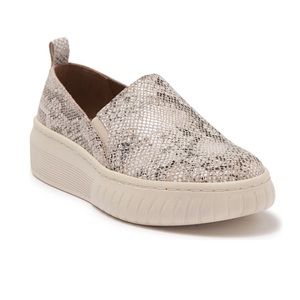 Söfft Snake Print Slip On Shoes